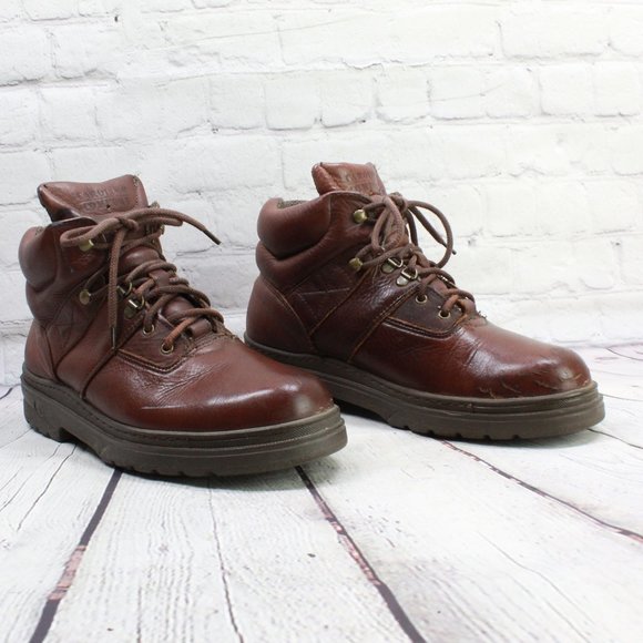 CAROLINA Leather Waterproof Work Boots Size 10 - Picture 3 of 9